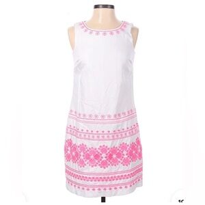 Vineyard Vines Caribbean Embroidered Linen Dress Size 4